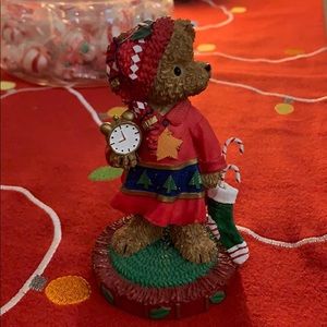 2002 Home Interiors December Bear / Christmas